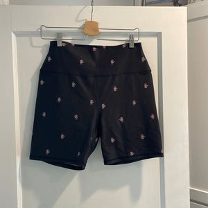 Spiritual Gangster ditsy print bike shorts